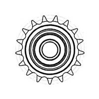 Roller Chain Sprocket Drawing