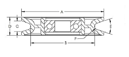 Cable Idler Pulley Drawing