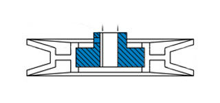 Drive Mounting Adapter from Composite Plastics