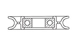 Round Belt Idler Pulleys