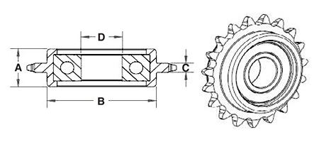 Retlaw Sprocket CAD Drawing