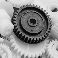 POM Plastic for Mechanical Gears