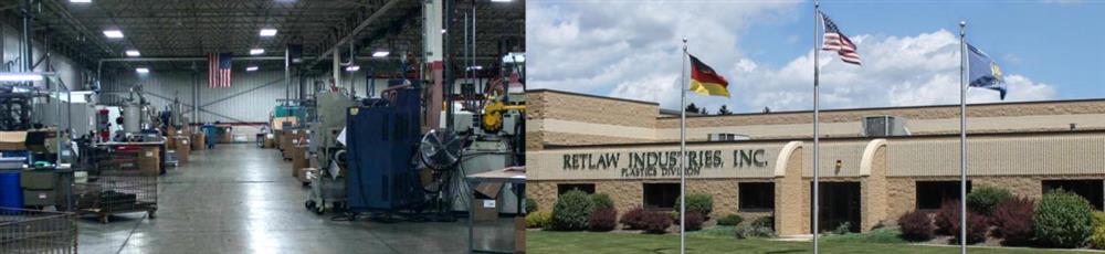 Retlaw Industries' plastic division has the capacity to produce your products en masse Polycarbonate injecting molding OEM factory supplier