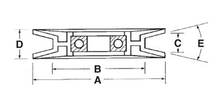 V-Belt Idler Pulley CAD